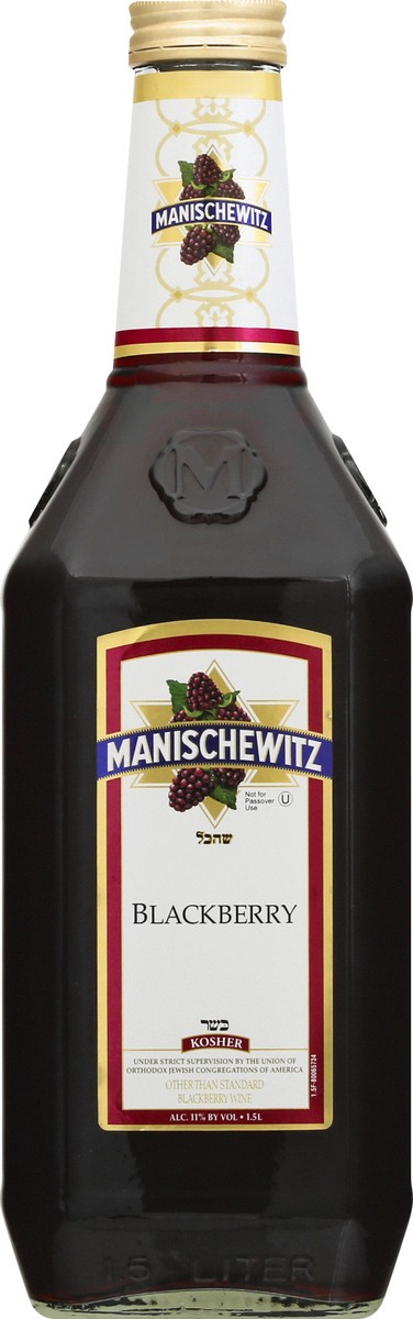 slide 6 of 9, Manischewitz Blackberry Wine, 1.50 liter