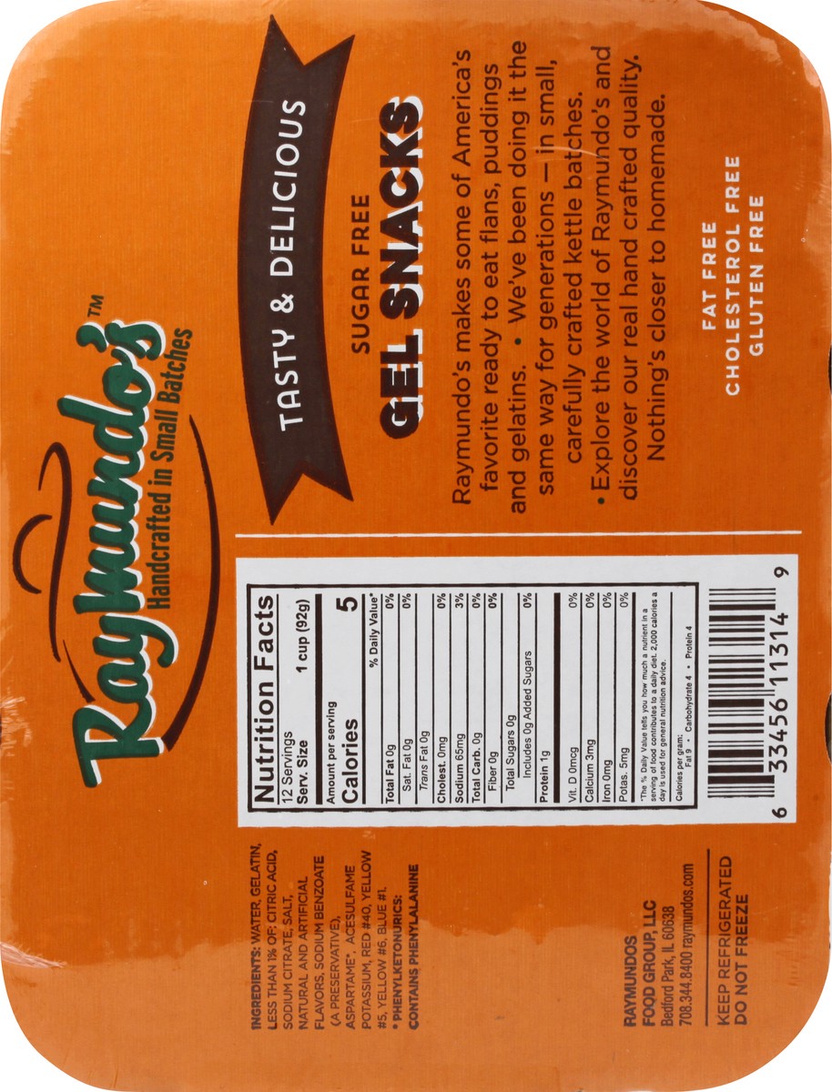 slide 12 of 12, Raymundo's 12 Pack Orange/Strawberry/Lime Gel Snacks 12 ea, 12 ct