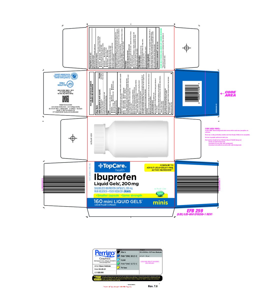slide 8 of 17, TopCare Health 200 mg Ibuprofen Minis 160 Softgels, 160 ct