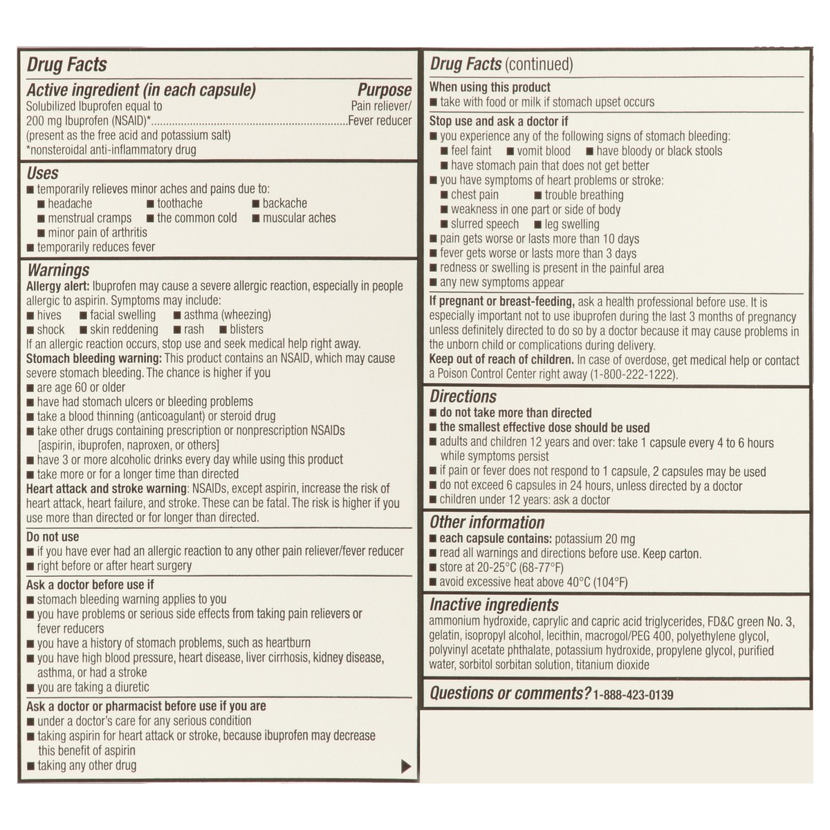 slide 14 of 17, TopCare Health 200 mg Ibuprofen Minis 160 Softgels, 160 ct