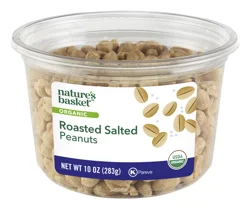 Nature's Basket Organic Roasted Salted Peanuts