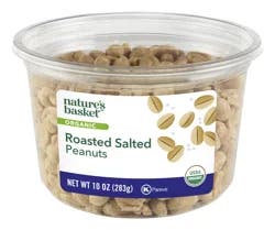 Nature's Basket Organic Roasted Salted Peanuts