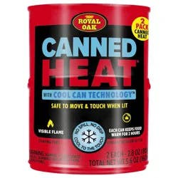 Royal Oak Chafing Fuel Visible Flame Canned Heat 2 Pack 2 - 2.8 oz Cans