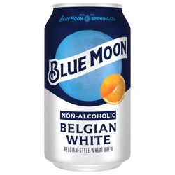Blue Moon Non-Alcoholic Belgian White Beer 12 fl oz