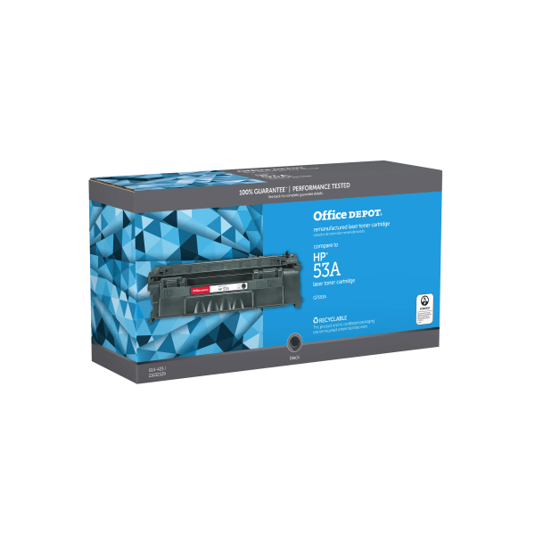 slide 1 of 1, Office Depot Brand Od53A Remanufactured Toner Cartridge Replacement For Hp 53A Black, 1 ct