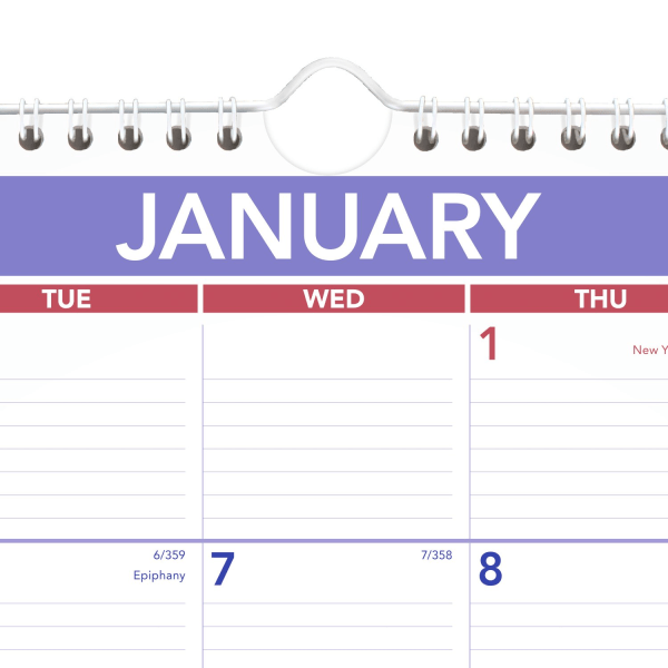 slide 2 of 6, AT-A-GLANCE® 2026 Monthly Wall Calendar, Medium, 15"" x 12"", 1 ct