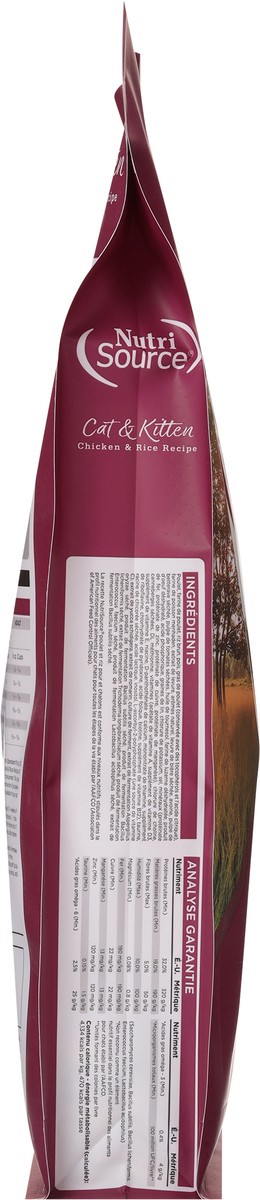 slide 9 of 14, NutriSource Cat & Kitten All Life Stages Chicken & Rice Recipe Cat Food 12 lb, 12 lb