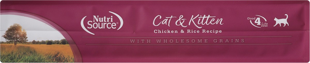 slide 2 of 14, NutriSource Cat & Kitten All Life Stages Chicken & Rice Recipe Cat Food 12 lb, 12 lb