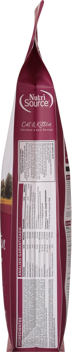 slide 11 of 14, NutriSource Cat & Kitten All Life Stages Chicken & Rice Recipe Cat Food 12 lb, 12 lb