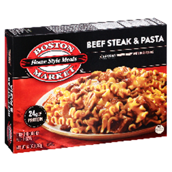 slide 1 of 1, Boston Market Beef Steak and Pasta, 14 oz