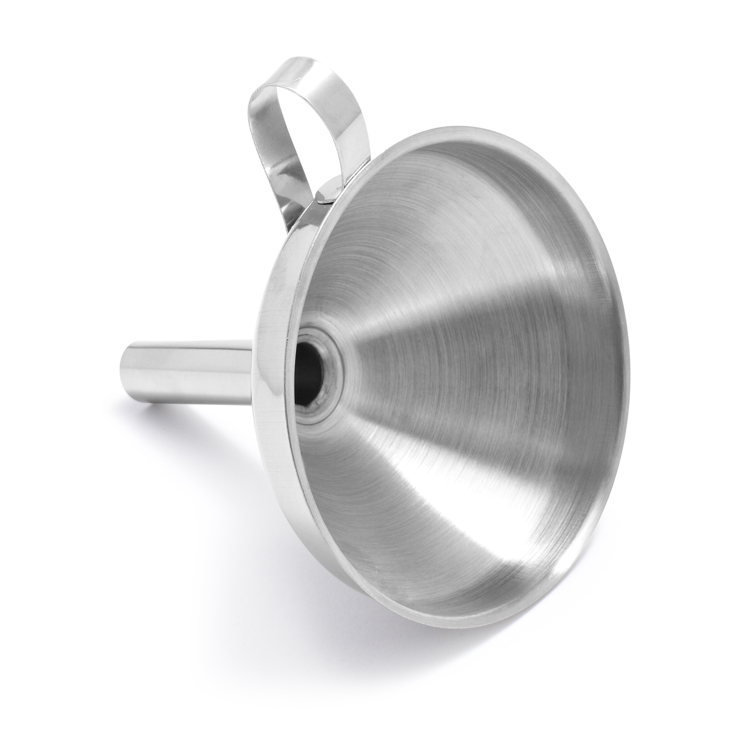 slide 1 of 1, Sur La Table Small Stainless Steel Funnel, 1 ct