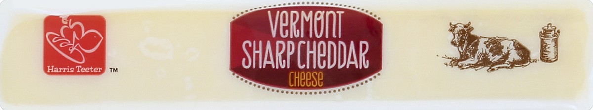 slide 3 of 5, Harris Teeter Vermont Sharp Cheddar, 8 oz