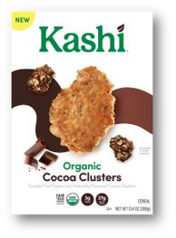 slide 1 of 1, Kashi Organic Cocoa Clusters, 13.4 oz