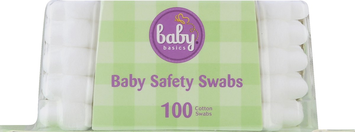 slide 4 of 7, Baby Basics Safety Swabs, 100 ct