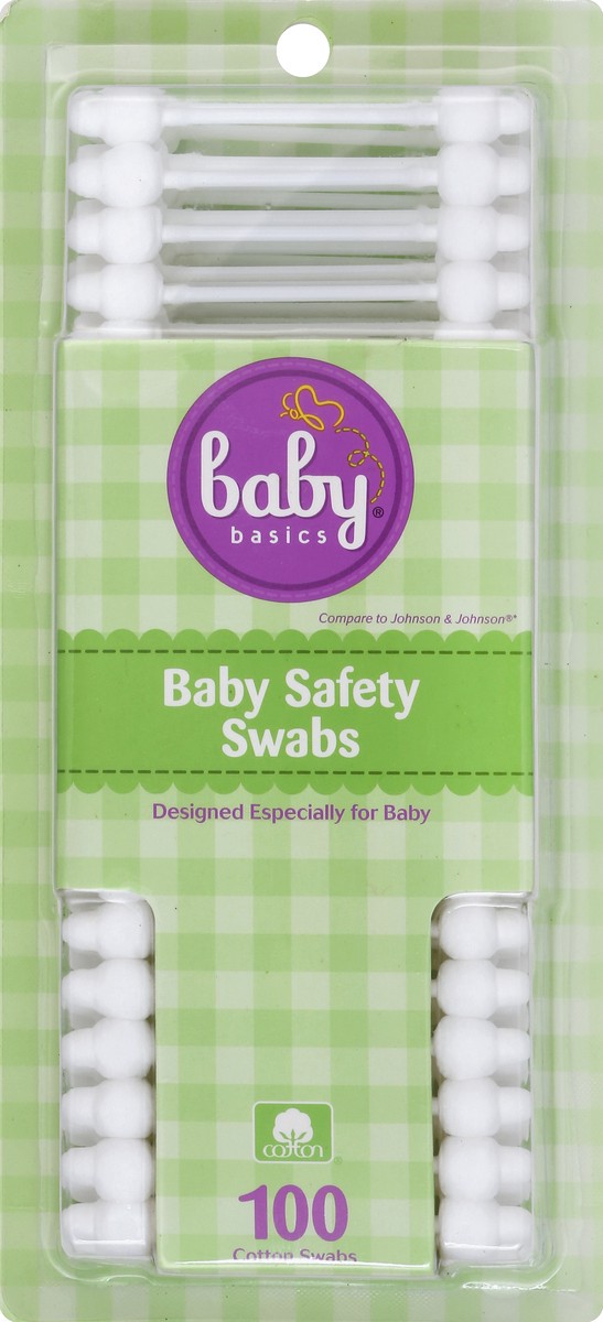 slide 5 of 7, Baby Basics Safety Swabs, 100 ct