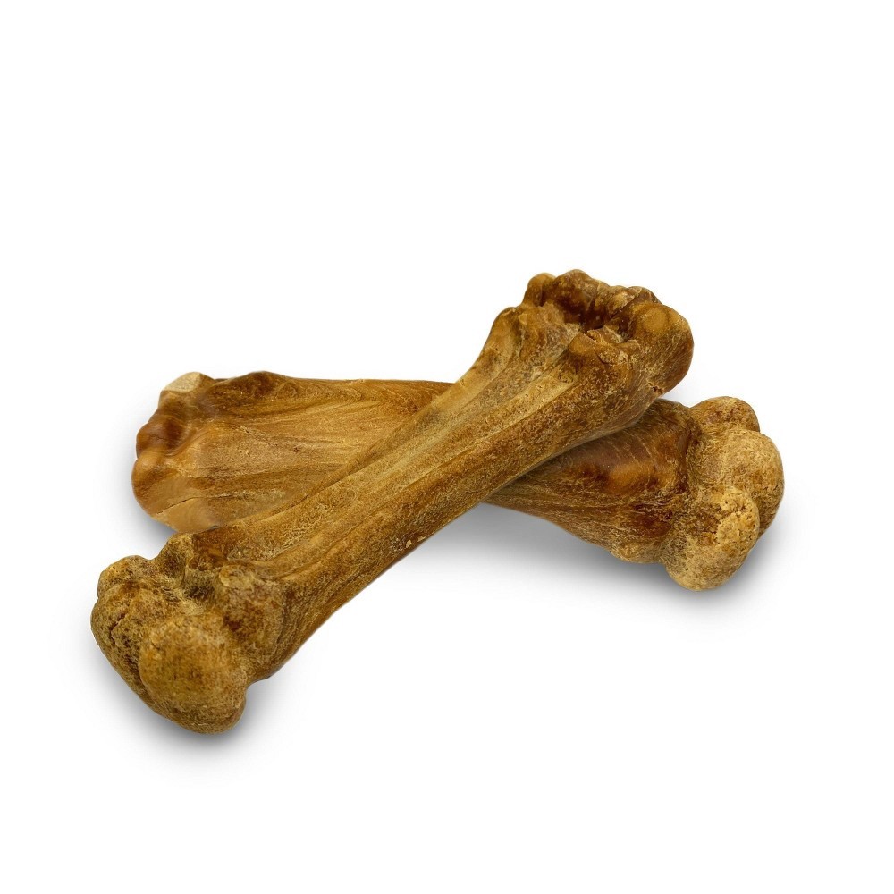 slide 3 of 6, Nylabone Nubz Peanut Butter Grande Chews Dog Treats, 2 ct