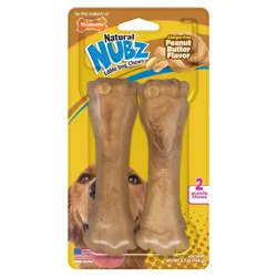 Nylabone Nubz Peanut Butter Grande Chews Dog Treats