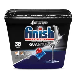 Finish Quantum Dishwasher Detergent, Premium Dishwashing Tablets, 36 ct
