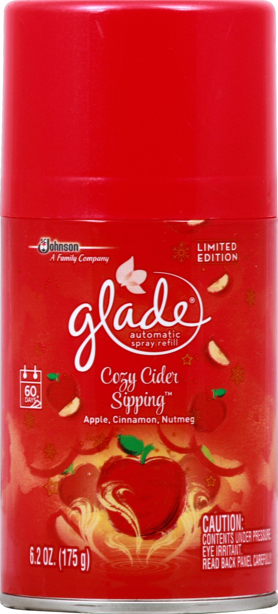 slide 2 of 2, Glade Limited Edition Cozy Cider Sipping Automatic Spray Refill, 6.2 oz