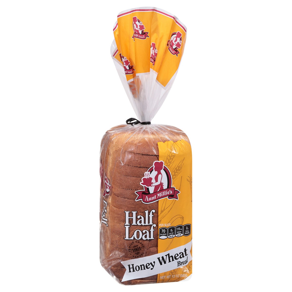 slide 4 of 9, Aunt Millie's Honey Wheat Half Loaf, 12 oz