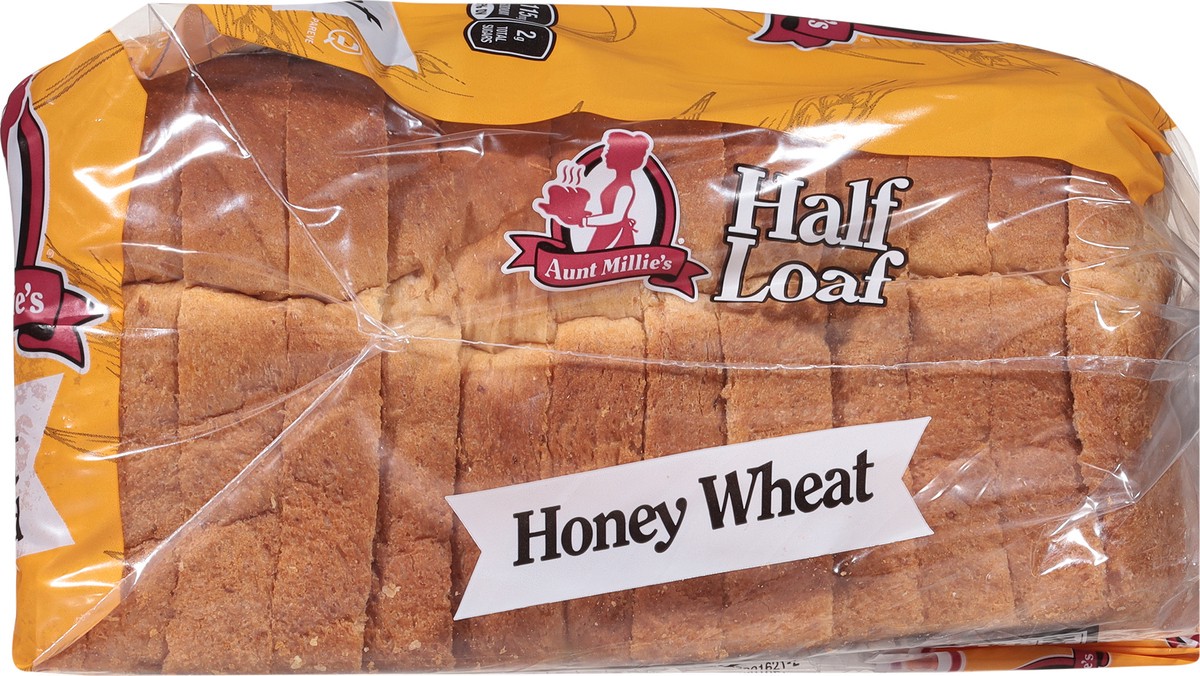 slide 3 of 9, Aunt Millie's Honey Wheat Half Loaf, 12 oz