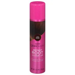Everpro Gray Away Dark Brown Instant Root Cover Up Temporary Hair Color Spray 2.5 oz