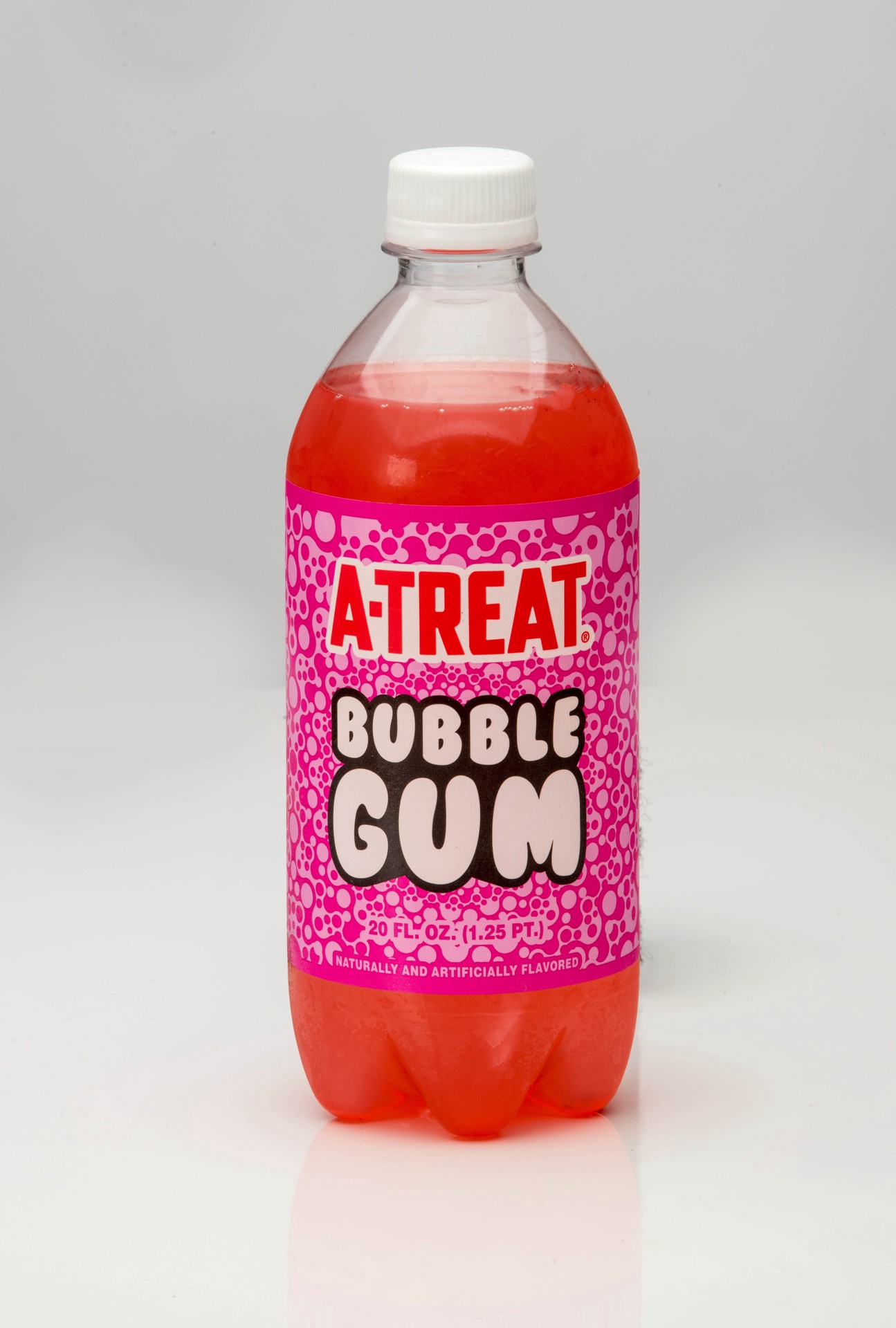 slide 1 of 1, A-Treat Bubblegum Soda 20 Zo Bottle, 20 fl oz