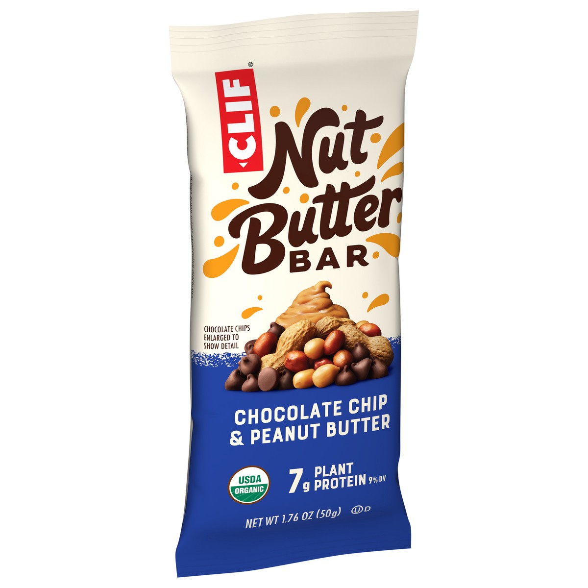 slide 6 of 12, CLIF Chocolate Chip & Peanut Butter Nut Butter Bar 1.76 oz, 1.76 oz
