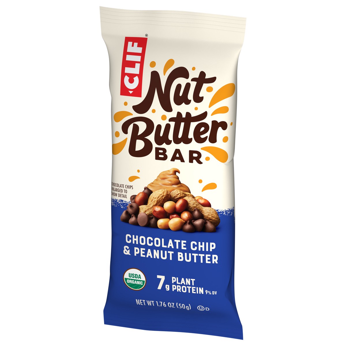 slide 7 of 12, CLIF Chocolate Chip & Peanut Butter Nut Butter Bar 1.76 oz, 1.76 oz