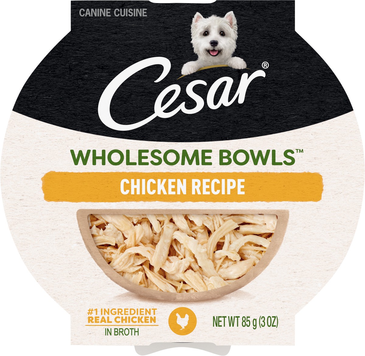 slide 8 of 14, Cesar Wholesome Bowls Chicken - 3 Oz., 3 oz