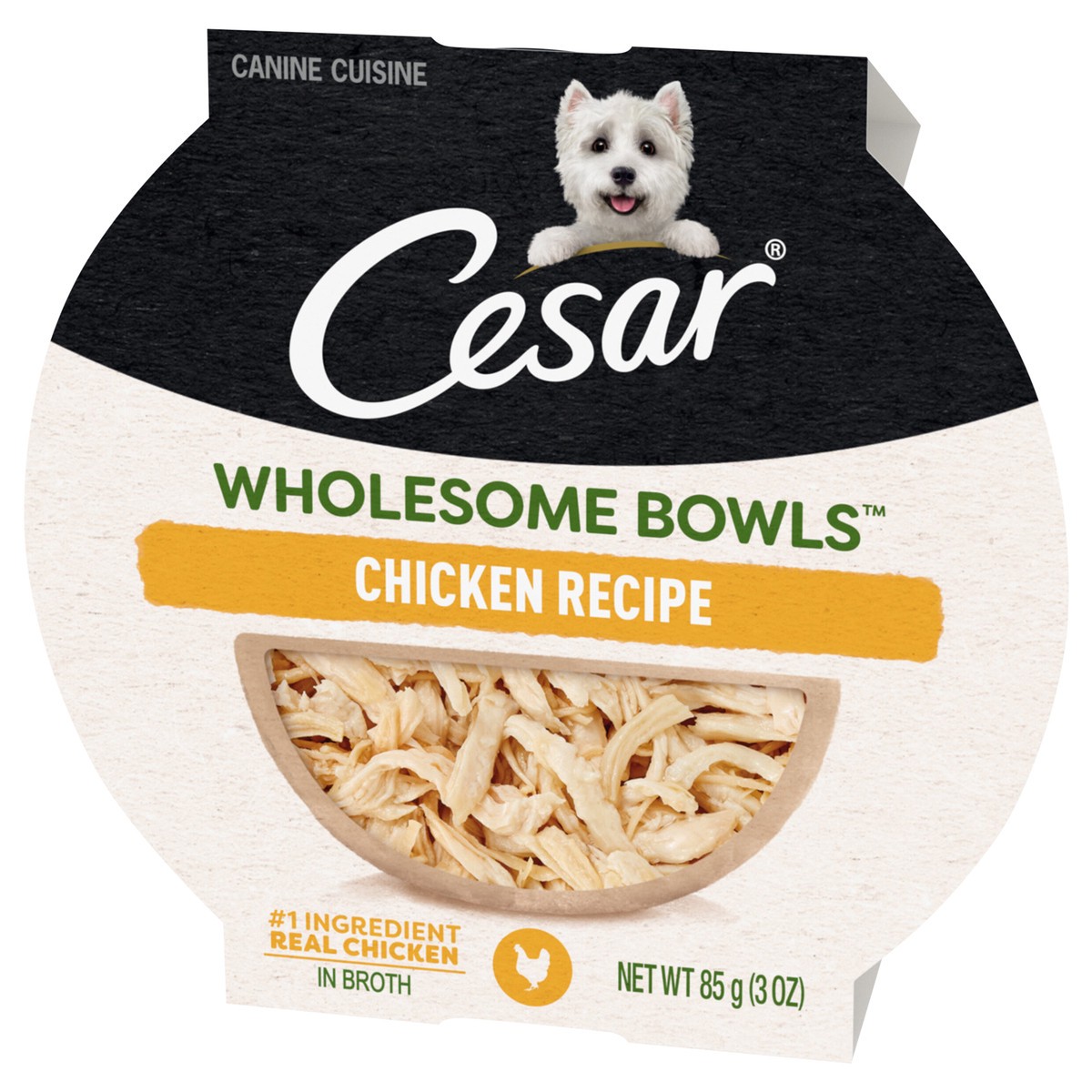 slide 2 of 14, Cesar Wholesome Bowls Chicken - 3 Oz., 3 oz