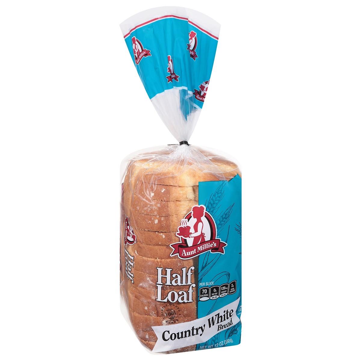 slide 2 of 9, Aunt Millie's Half Loaf Country White Bread 12 oz, 12 oz