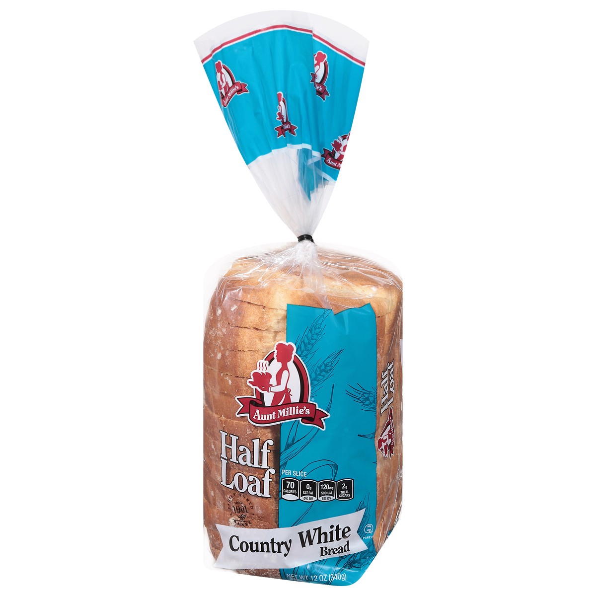 slide 8 of 9, Aunt Millie's Half Loaf Country White Bread 12 oz, 12 oz