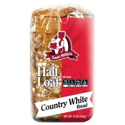 Aunt Millie's Half Loaf Country White Bread 12 oz