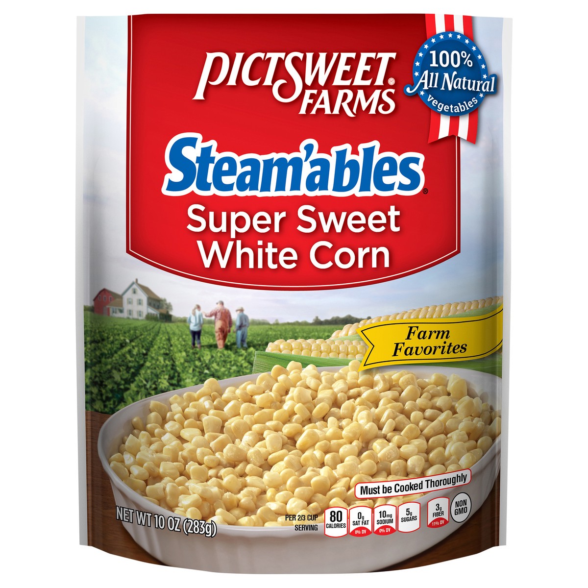 slide 1 of 3, PictSweet White Corn, 10 oz