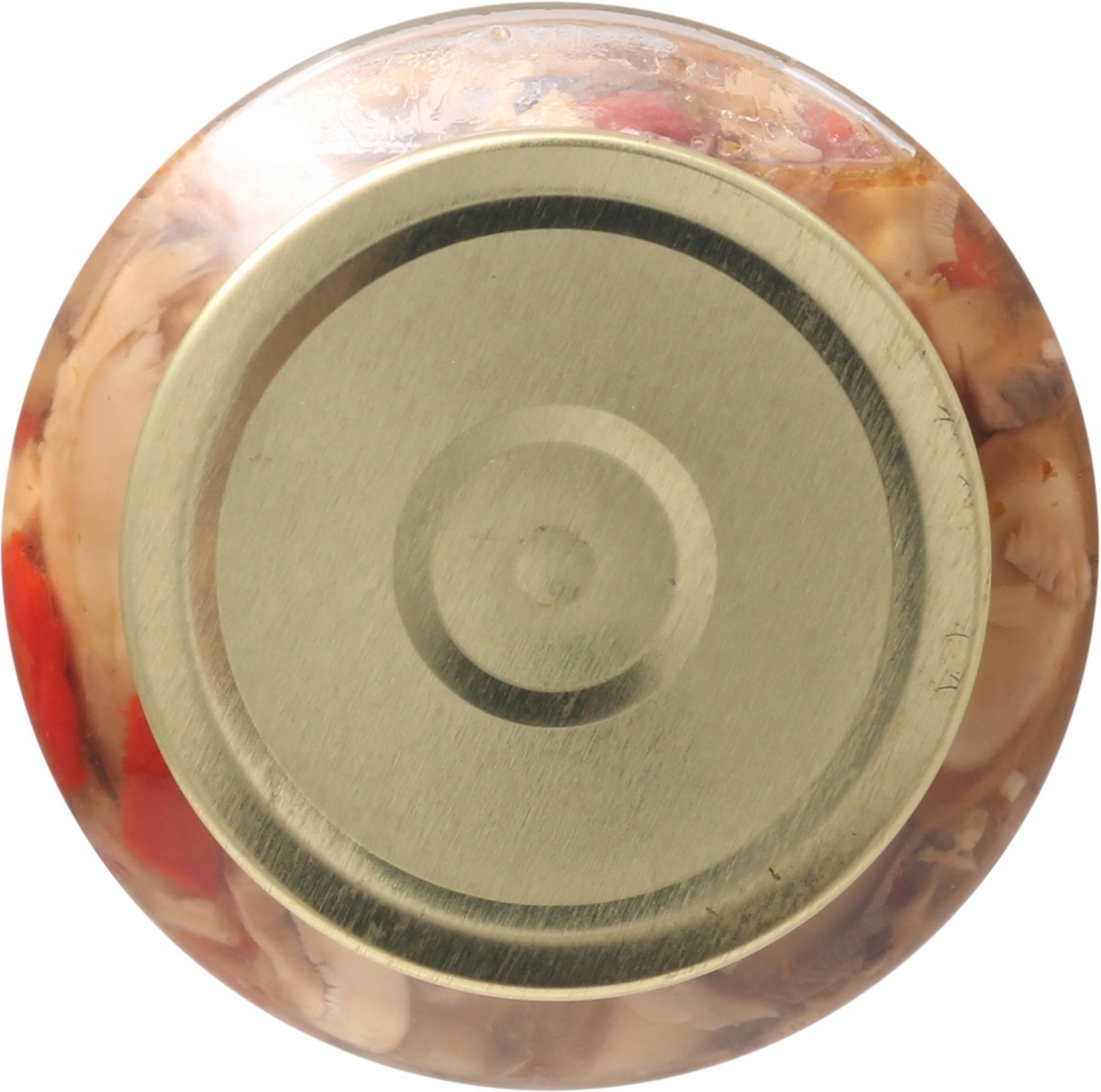 slide 3 of 9, Delallo Portabella Mushrooms W/Red Peppe, 32 oz