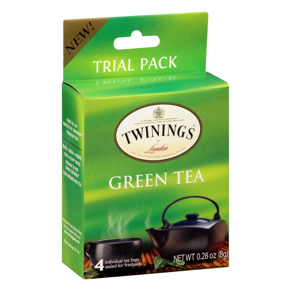 slide 10 of 11, Twinings Trial Pack Tea Bags Green Tea 4 ea, 4 ct