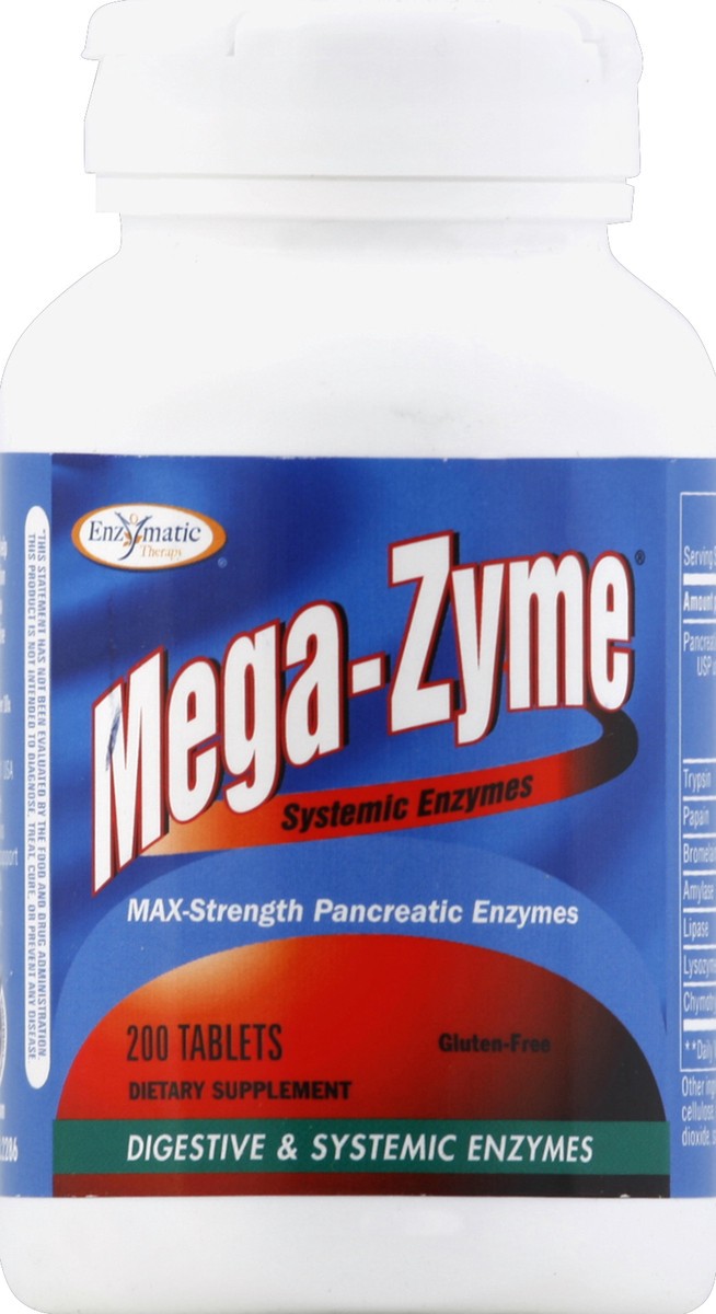 slide 3 of 3, Nature's Way Mega-Zyme, 200 ct