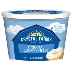 Crystal Farms Original Cream Cheese Cup, 12 oz