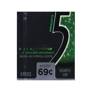 slide 1 of 1, Wrigley Five Rain Micropk, 1 ct