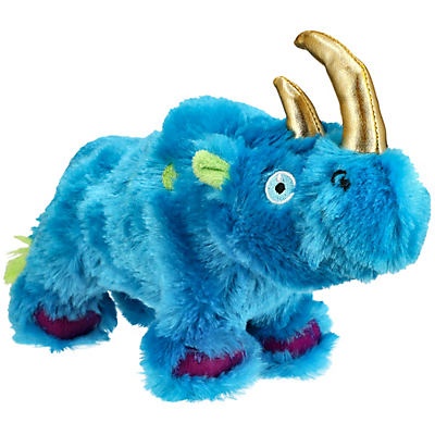 slide 1 of 1, Woof and Whiskers Rhino Blue Plush Dog Toy, 1 ct