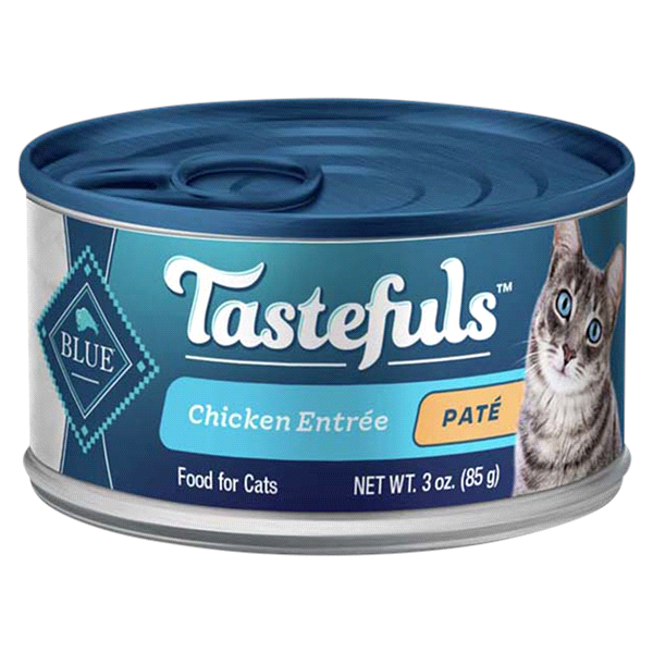 Blue Buffalo Tastefuls Adult Cat Chicken Entree Pate Wet Cat Food 3 oz