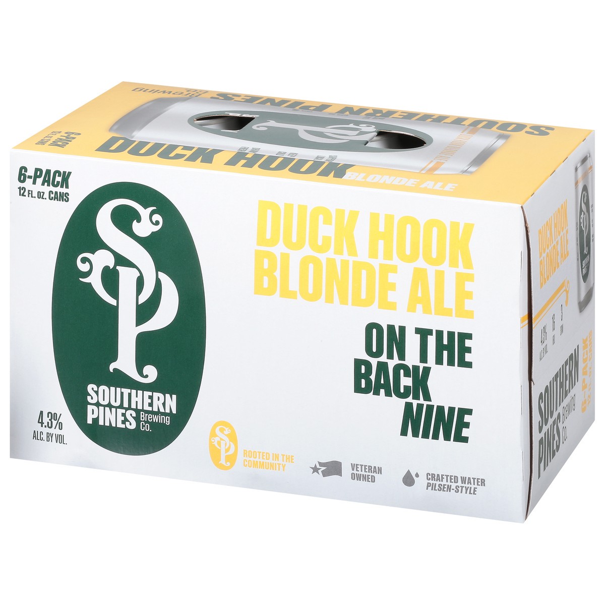 slide 5 of 9, Southern Pines Brewing Co. Blonde Ale Duck Hook Beer 6 - 12 fl oz Cans, 6 ct; 12 oz