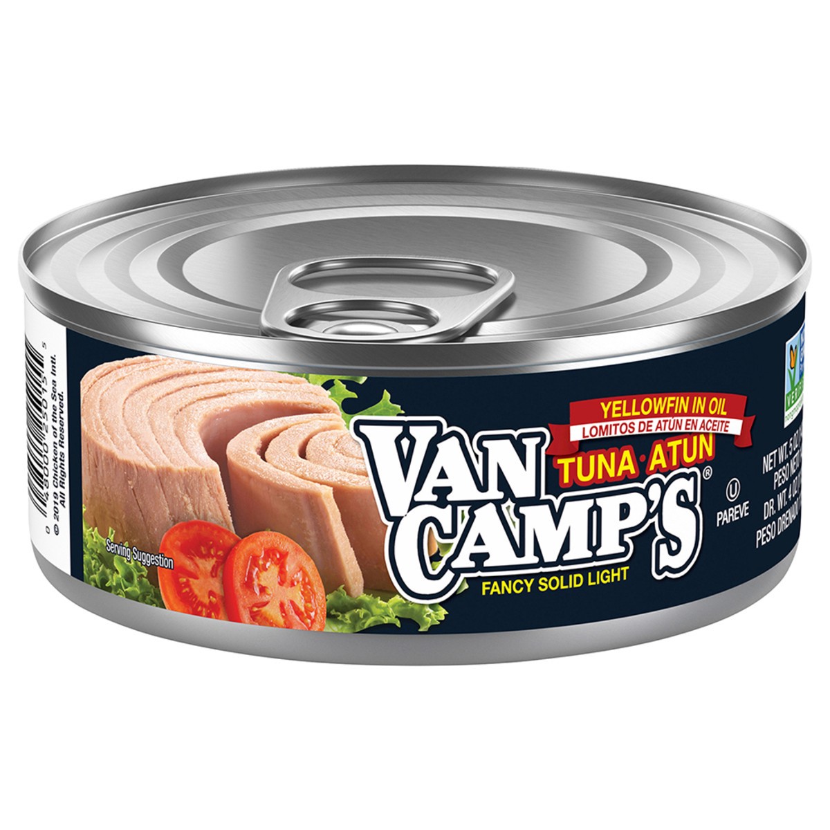 slide 8 of 8, Van Camp's Fancy Solid Light Tuna 5 oz, 5 oz