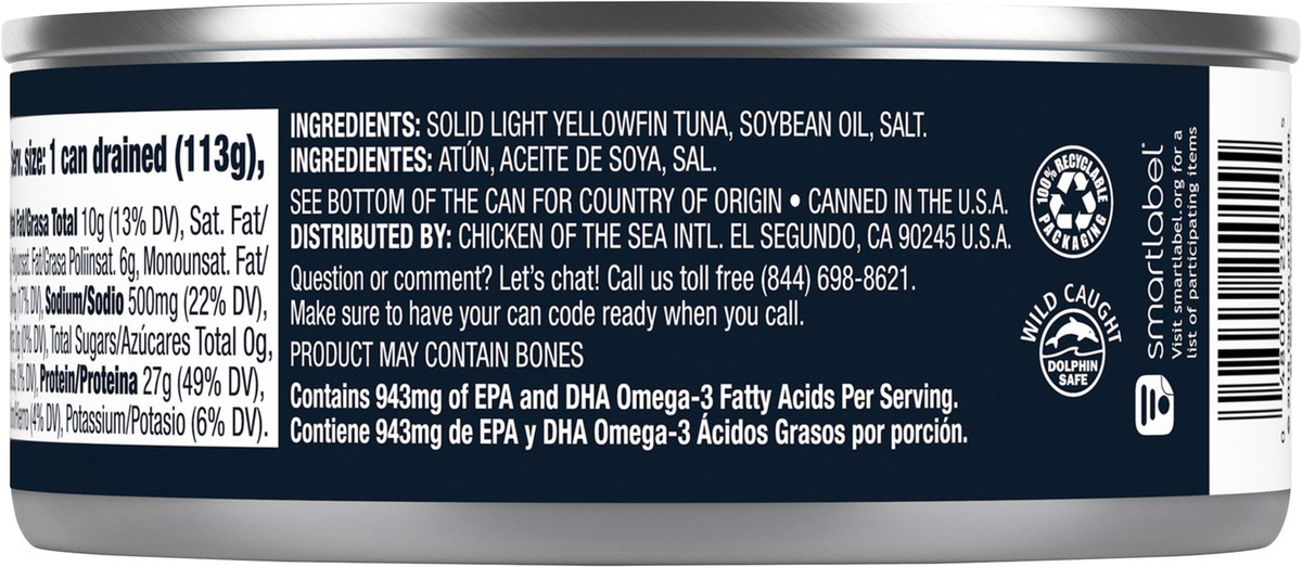 slide 6 of 8, Van Camp's Fancy Solid Light Tuna 5 oz, 5 oz