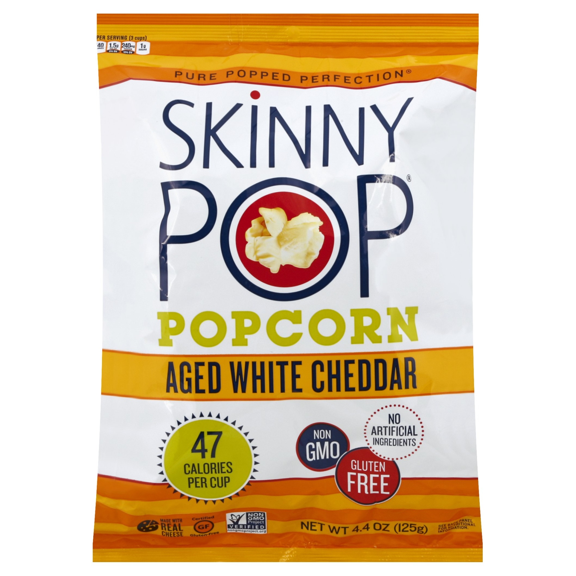 SkinnyPop Aged White Cheddar Popcorn 4.4 oz Shipt