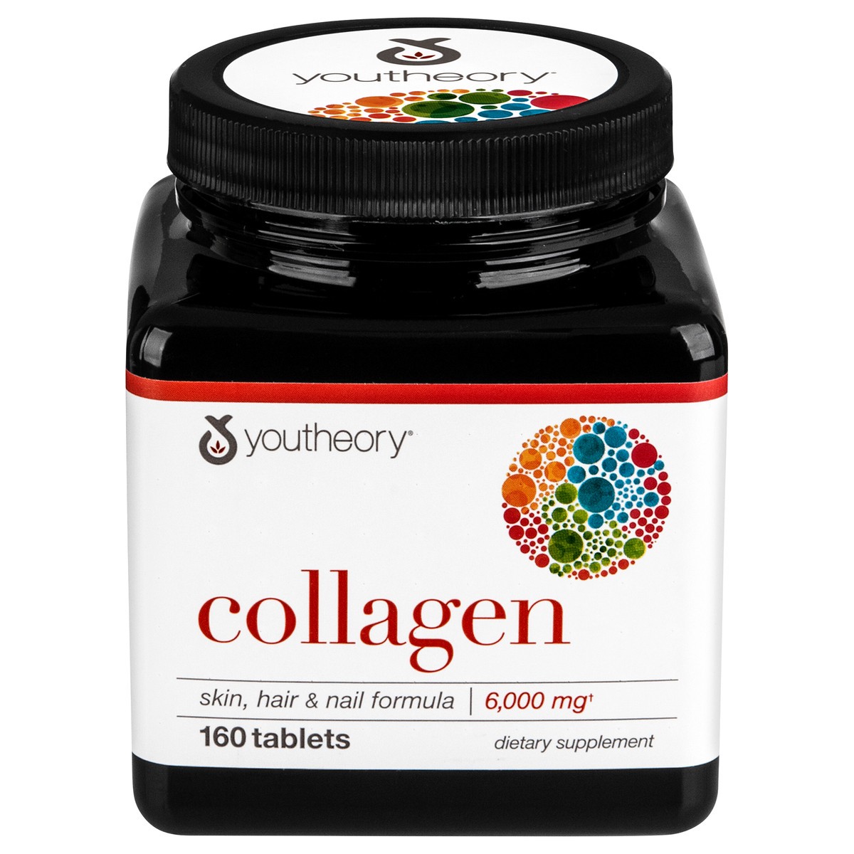 slide 1 of 9, Youtheory Collagen, Skin, Hair & Nail Formula, 160 Tablets, 160 ct