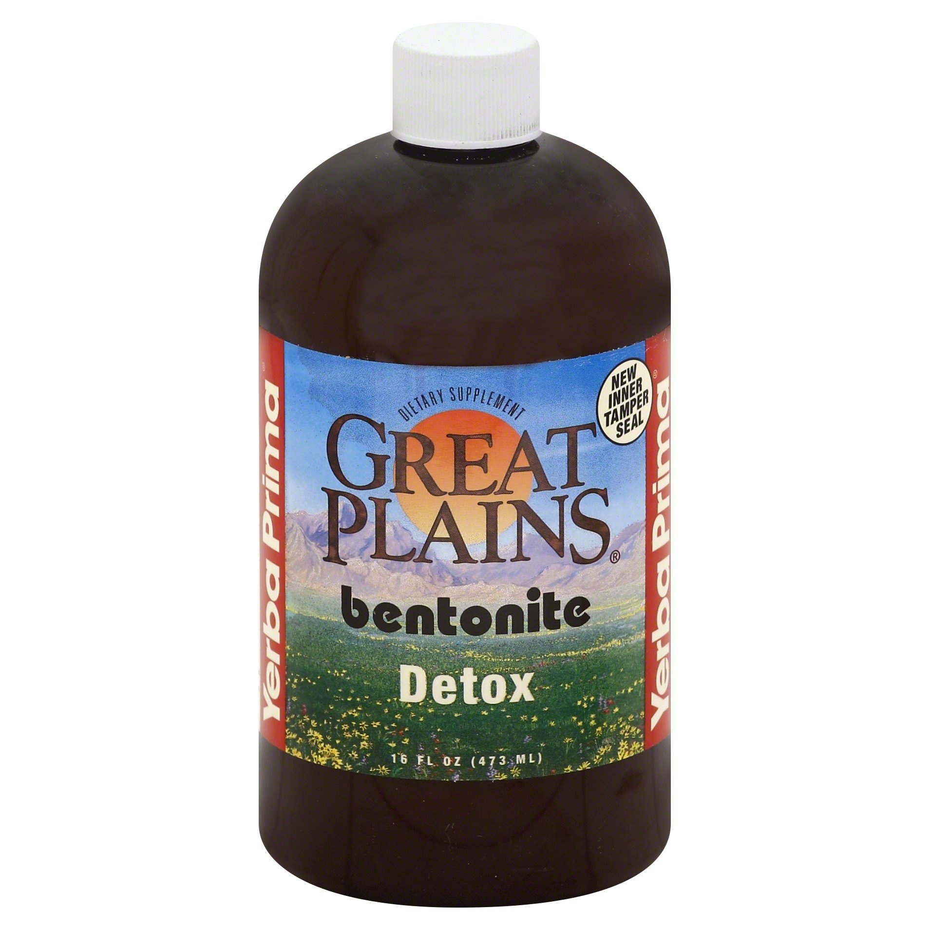 slide 1 of 1, Yerba Prima Great Plains Bentonite Detox Dietary Supplement, 16 oz