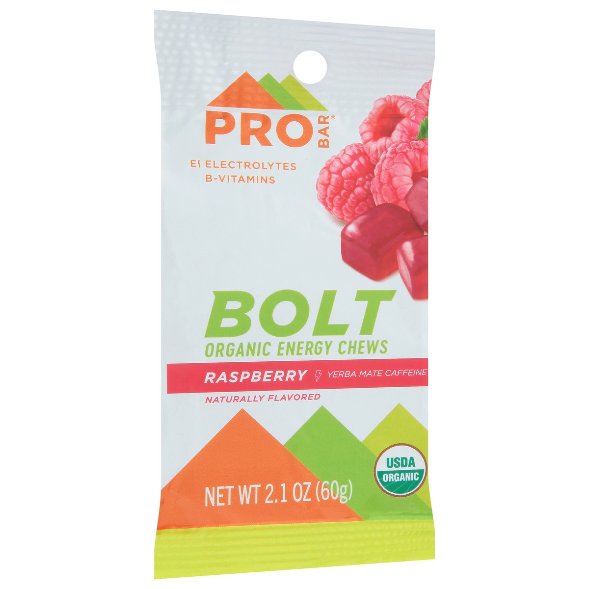 slide 7 of 9, ProBar Raspberry Bolt Energy Chews, 2.1 oz