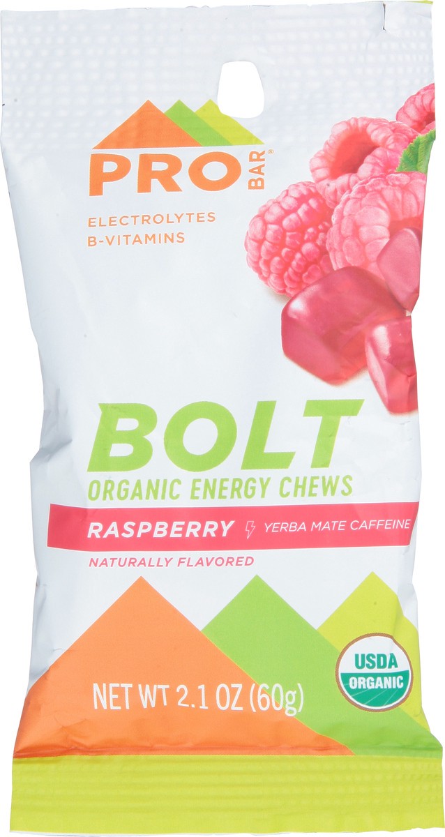 slide 2 of 9, ProBar Raspberry Bolt Energy Chews, 2.1 oz